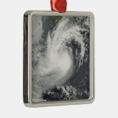 Tropisch Storm Parma nadert China en Vietnam Metalen Ornament (Rechts)