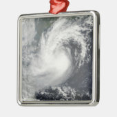 Tropisch Storm Parma nadert China en Vietnam Metalen Ornament (Links)