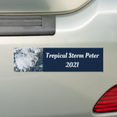 Tropisch Storm Peter 2021 Bumpersticker (Op auto)