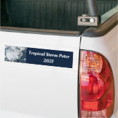 Tropisch Storm Peter 2021 Bumpersticker (Op Truck)