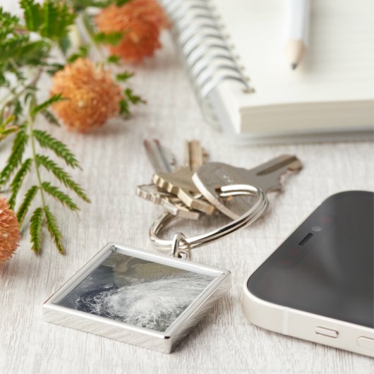 Tropisch Storm Phyan Sleutelhanger (Zijkant)