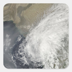 Tropisch Storm Phyan Vierkante Sticker