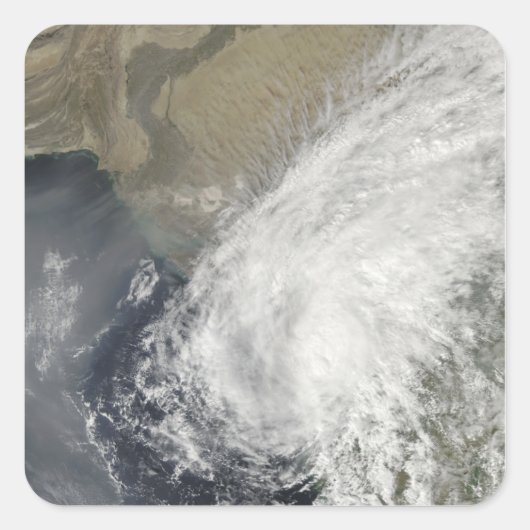 Tropisch Storm Phyan Vierkante Sticker (Voorkant)