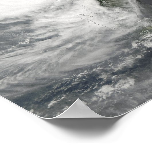 Tropisch Storm Poster (Hoek)