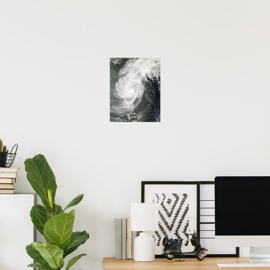 Tropisch Storm Poster (Thuiskantoor)