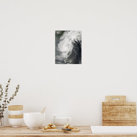 Tropisch Storm Poster (Keuken)