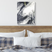 Tropisch Storm Rick nadert Mexico Canvas Afdruk (Insitu (Slaapkamer))