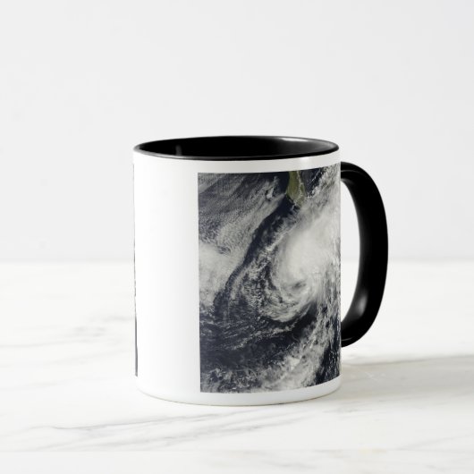 Tropisch Storm Rick nadert Mexico Mok (Voorkant rechts)