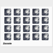 Tropisch Storm Zeta Vierkante Sticker (Vel)