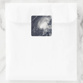 Tropisch Storm Zeta Vierkante Sticker (Tas)