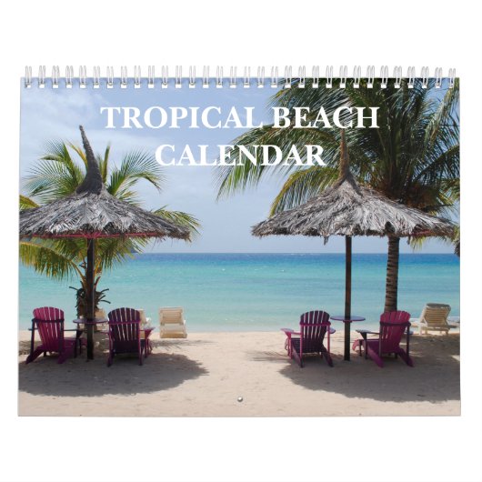 Tropisch strand 2025 kalender (Hoes)