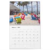 Tropisch strand 2025 kalender (Feb 2027)