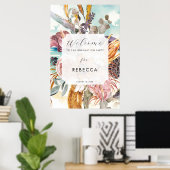 tropisch strand afstudeerfeest bord poster (Thuiskantoor)
