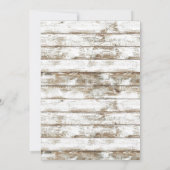 Tropisch strand, ananas en staarvis, Baby shower Kaart (Achterkant)