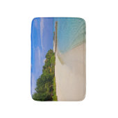 Tropisch strand badmat (Voorkant Verticaal)