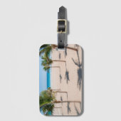 Tropisch Strand Bagagelabel (Voorkant (verticaal))