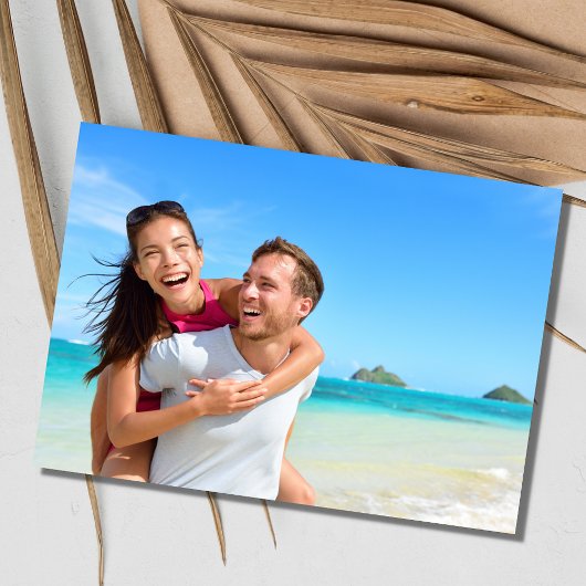 Tropisch strand Beach Photo Weddenschap Save the D Save The Date