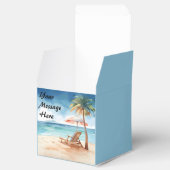 Tropisch strand bedankdoosjes (Geopend)