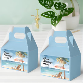 Tropisch strand bedankdoosjes