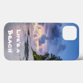 Tropisch strand bij zonsondergang | Witte zanden | Case-Mate iPhone Case (Achterkant (horizontaal))