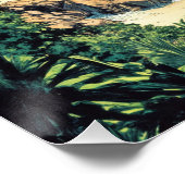 Tropisch strand bij zonsopgang perfect poster (Hoek)