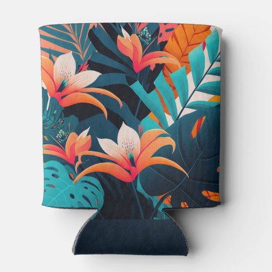 Tropisch strand blikjeskoeler (Achterkant)