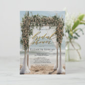 Tropisch Strand Bloemengaard Kaart (Staand voorkant)