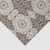 tropisch strand boho chic tribal macrame crochet tissuepapier (Detail)