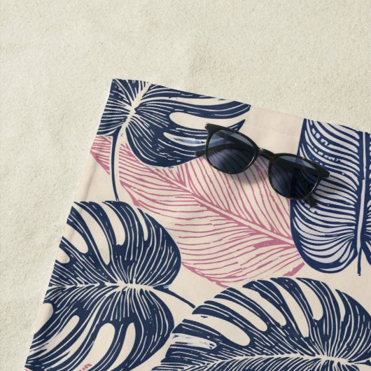 Tropisch strand boho strandlaken (In situ)