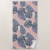 Tropisch strand boho strandlaken (Voorkant)