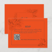 Tropisch strand Boho Summer Wedding RSVP Briefkaart (Voorkant / Achterkant)