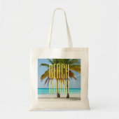 Tropisch strand Bond Tote Bag (Voorkant)