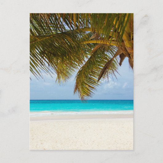 Tropisch strand briefkaart (Voorkant)