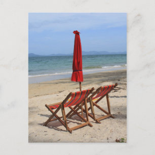 Tropisch strand briefkaart