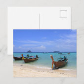 Tropisch strand briefkaart (Voorkant / Achterkant)