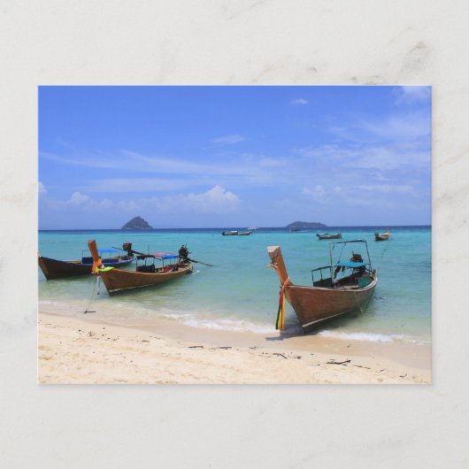 Tropisch strand briefkaart (Voorkant)