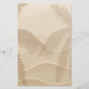 Tropisch strand briefpapier