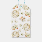 Tropisch strand bruidsfeestje cadeaulabel (Achterkant)