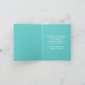 Tropisch strand bruiloft - Bedankt (Binnen)