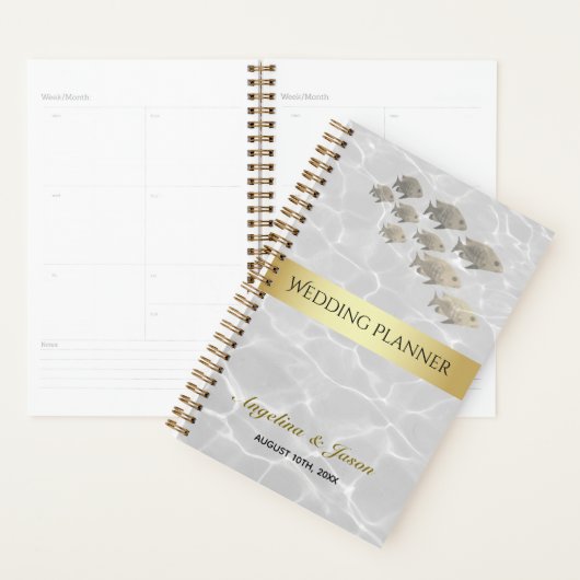 Tropisch strand bruiloft planner (Display)