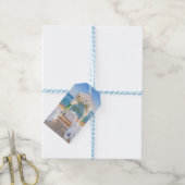 Tropisch strand bruiloft prieel Dank je Cadeaulabel (Met Touw)