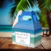 Tropisch strand bruiloft... zal je mijn Bridesmaid Bedankdoosjes