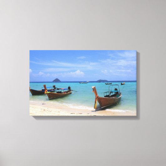 Tropisch strand canvas afdruk (Voorkant)