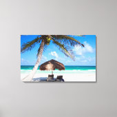 Tropisch strand canvas afdruk (Voorkant)