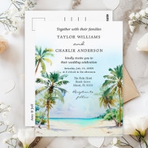 Tropisch strand Destination Wedding