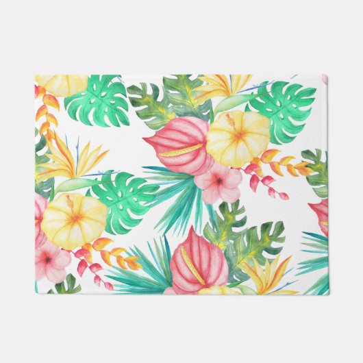 Tropisch strand deurmat (Voorkant)