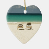 Tropisch strand Dominicaanse Republiek Keramisch Ornament (Rechts)