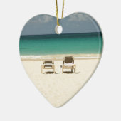 Tropisch strand Dominicaanse Republiek Keramisch Ornament (Links)