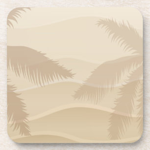 Tropisch strand drankjes onderzetter