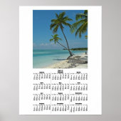 Tropisch strand eiland 2012 kalender poster afdruk (Voorkant)